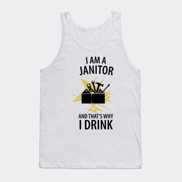 Caretaker Janitor Tank Top by Johnny_Sk3tch